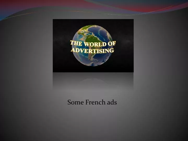 some french ads