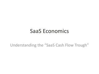 SaaS Economics