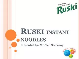 Ruski instant noodles