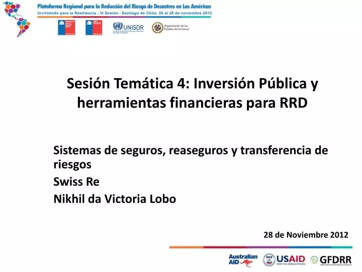 sesi n tem tica 4 inversi n p blica y herramientas financieras para rrd