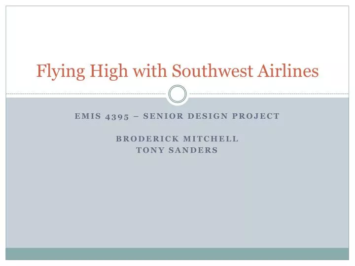 flying high with southwest airlines