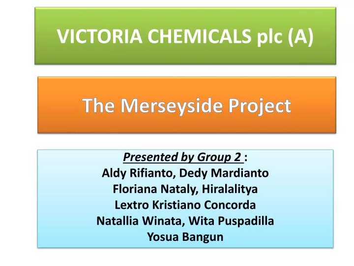 victoria chemicals plc a