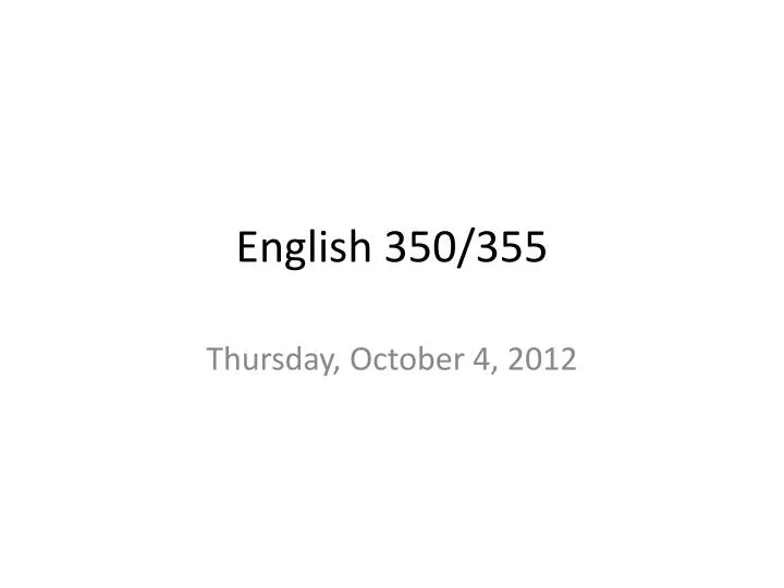 english 350 355
