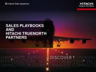 Sales Playbooks and Hitachi trueNortH Partners