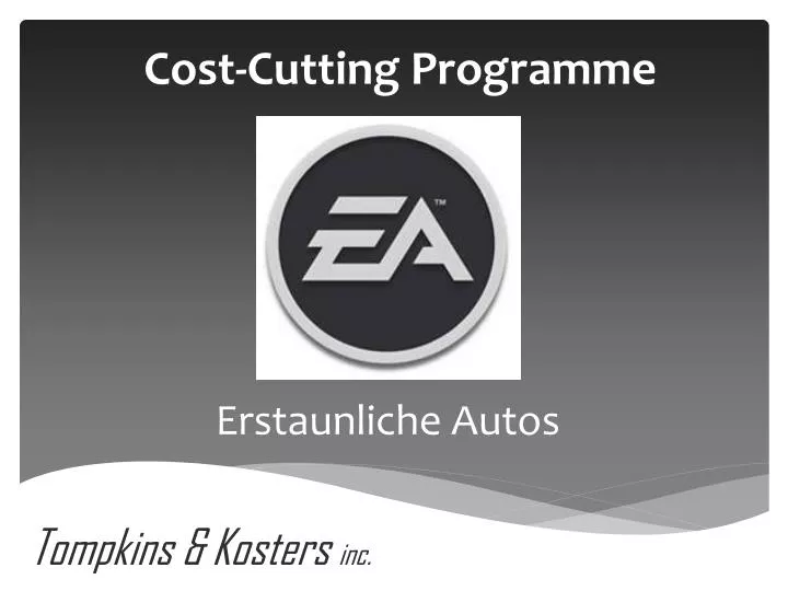 cost cutting programme