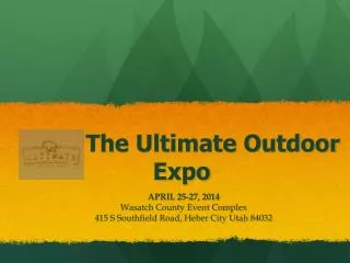 The Ultimate Outdoor Expo