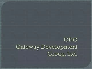 GDG Gateway Development Group, Ltd.