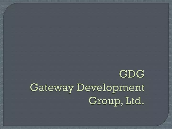 gdg gateway development group ltd