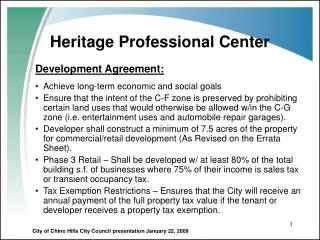 Heritage Professional Center