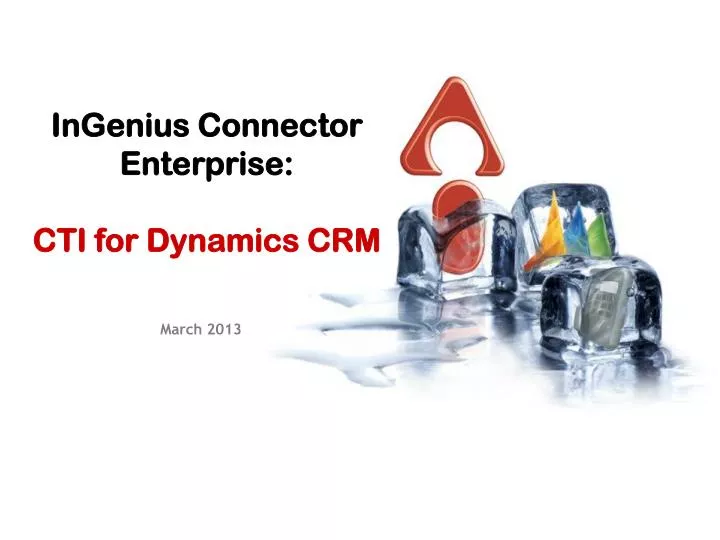 ingenius connector enterprise cti for dynamics crm