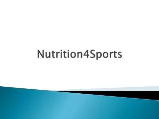 Nutrition4Sports