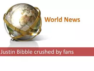 Justin Bibble crushed by fans