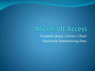 Microsoft Access