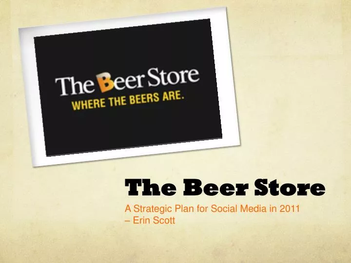 the beer store