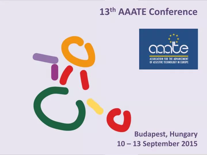 13 th aaate conference