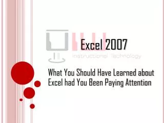 Excel 2007