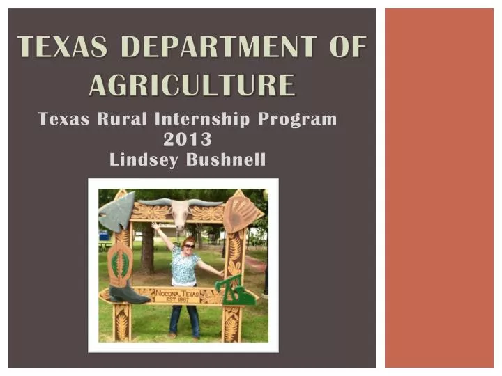texas department of agriculture