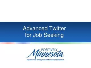 Advanced Twitter for Job Seeking