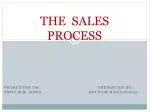 THE SALES PROCESS - slide 1