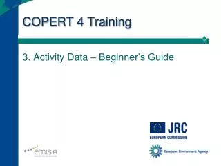 COPERT 4 Training