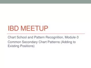 IBD Meetup