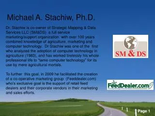 Michael A. Stachiw, Ph.D.