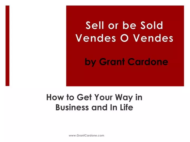 sell or be sold vendes o vendes