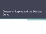Consumer Surplus and the Demand Curve - slide 1