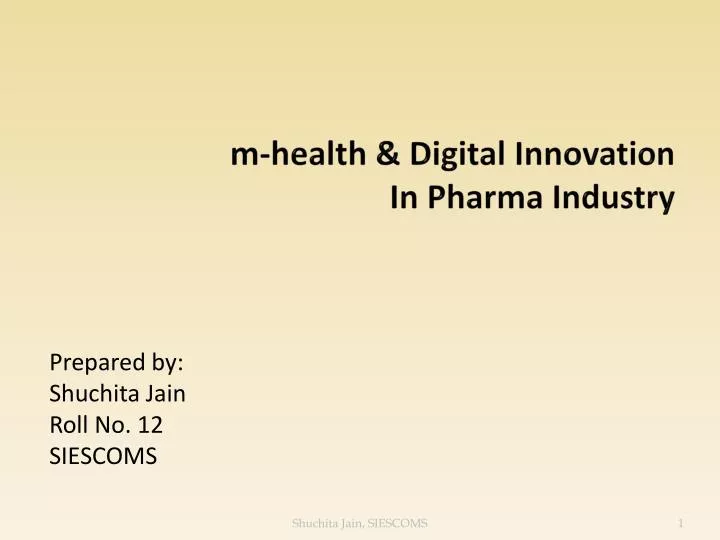 m health digital innovation in pharma industry