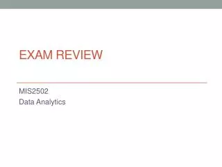 Exam review