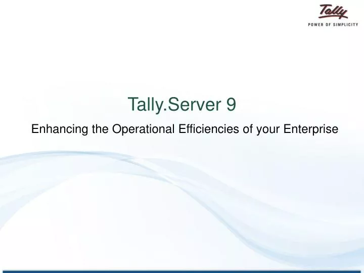 enhancing the operational efficiencies of your enterprise