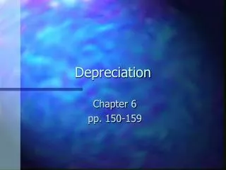 Depreciation