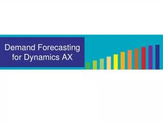 Demand Forecasting for Dynamics AX