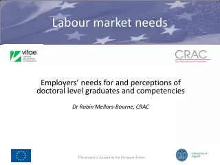 Labour market needs