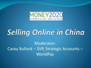 Selling Online in China