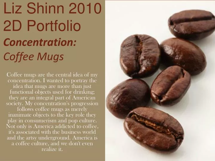 liz shinn 2010 2d portfolio concentration coffee mugs