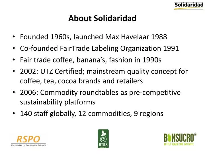 about solidaridad