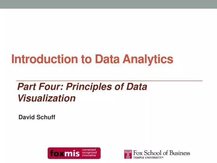 introduction to data analytics