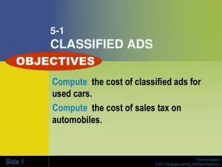 5-1 CLASSIFIED ADS