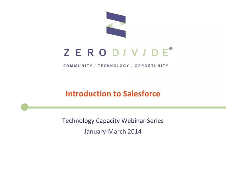 introduction to salesforce