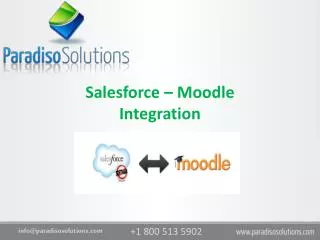 Salesforce – Moodle Integration