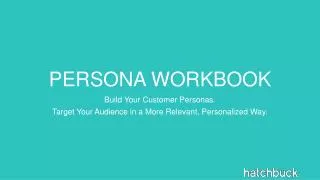 PERSONA WORKBOOK