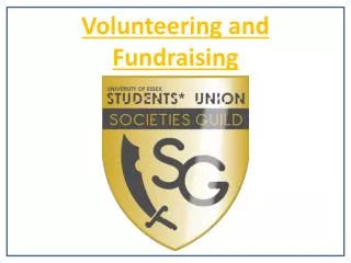 Volunteering and Fundraising