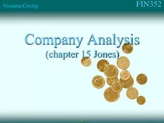 Company Analysis (chapter 15 Jones)