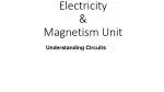 Understanding Series and Parallel Circuits: Fundamentals of Electricity and Magnetism - slide 1