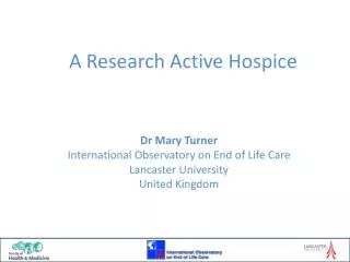 A Research Active Hospice