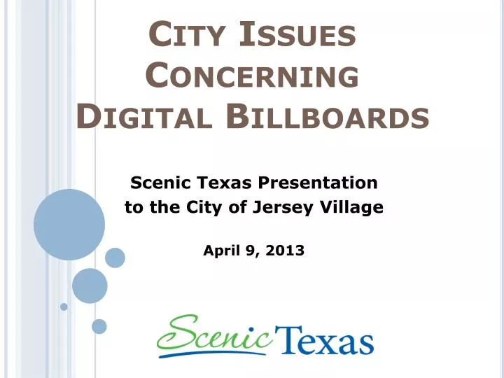 city issues concerning digital billboards
