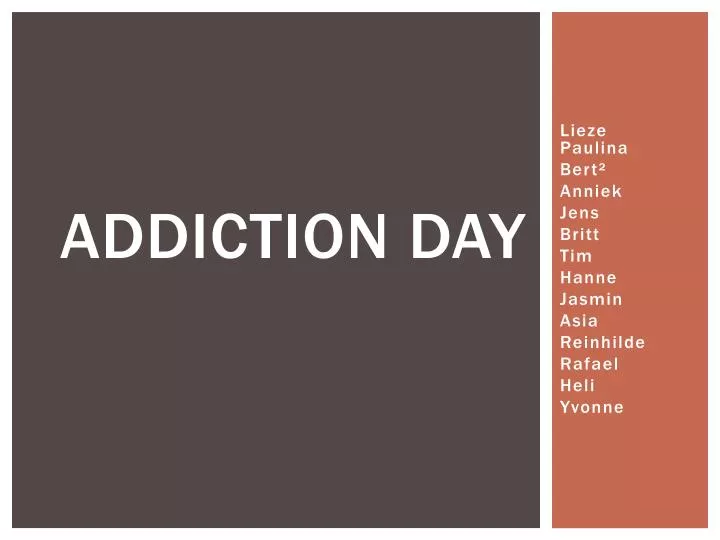 addiction day