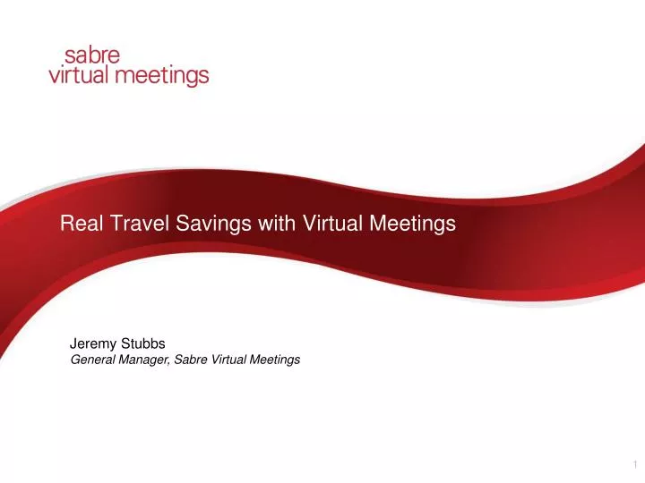 real travel savings with virtual meetings