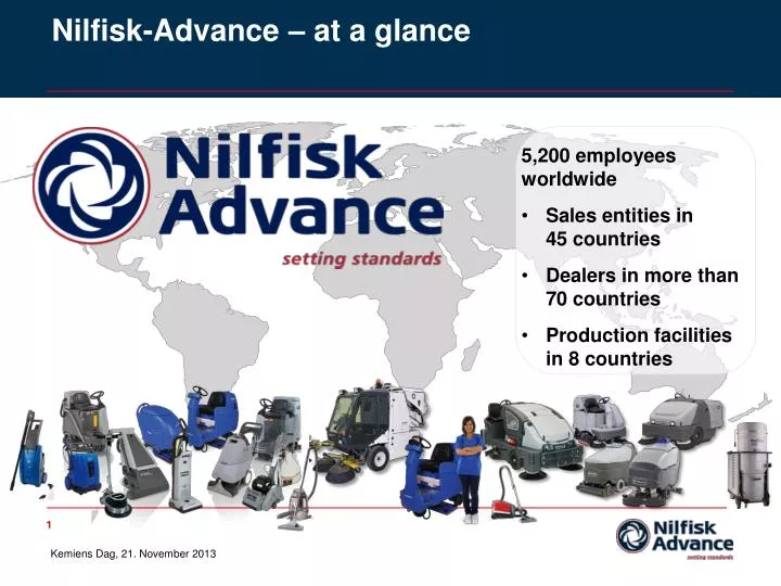 nilfisk advance at a glance